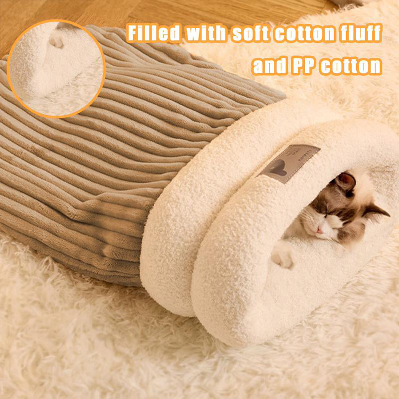 Cozy Plush Cat Sleeping Bag