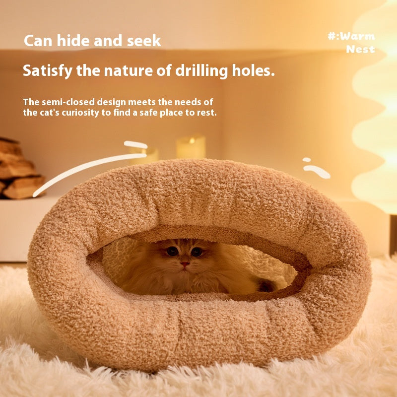 Cozy Plush Cat Sleeping Bag