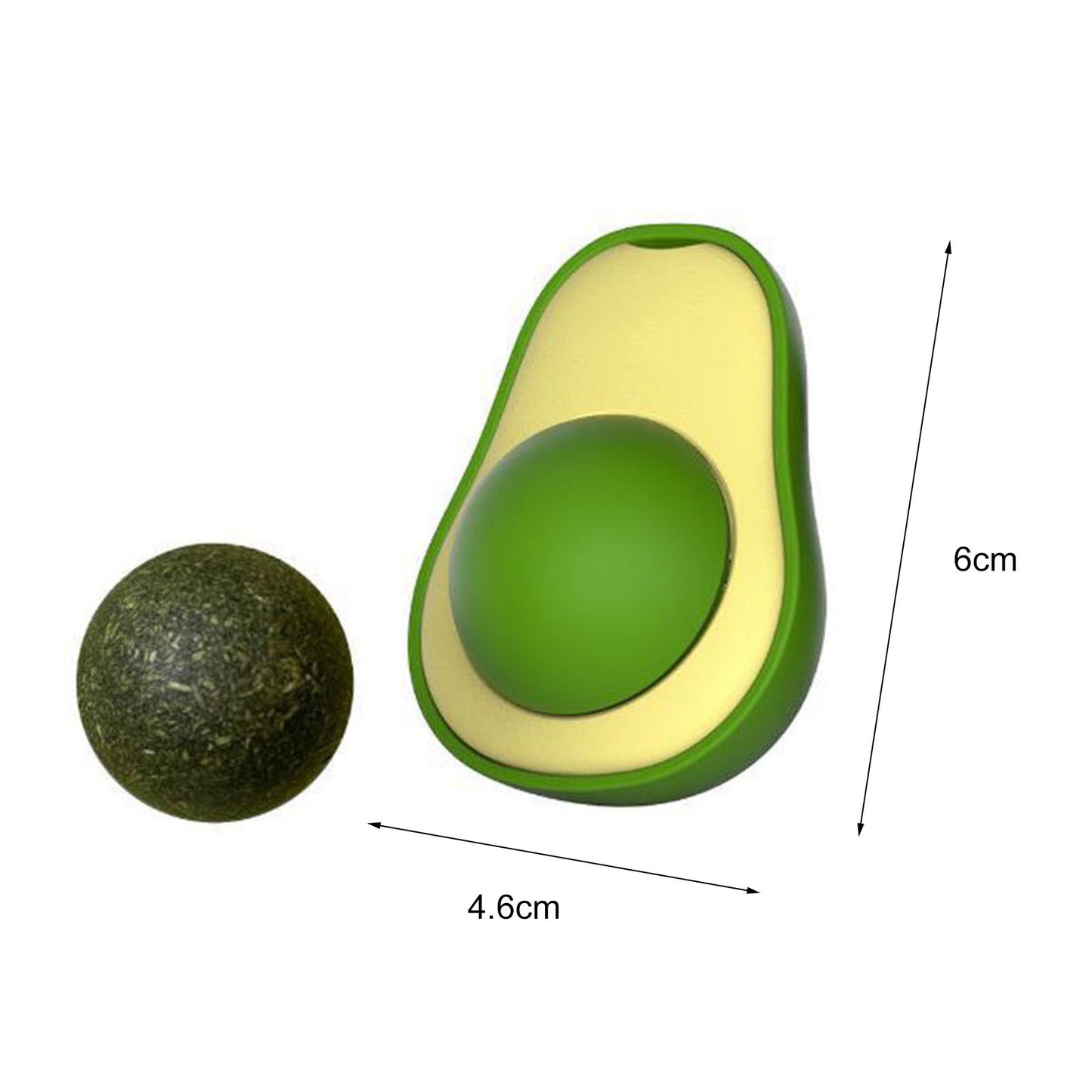 Cute Avocado Cat Toy