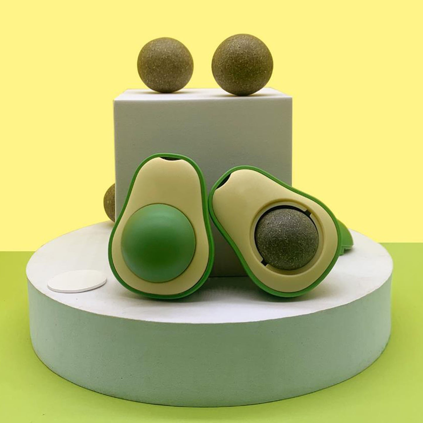 Cute Avocado Cat Toy