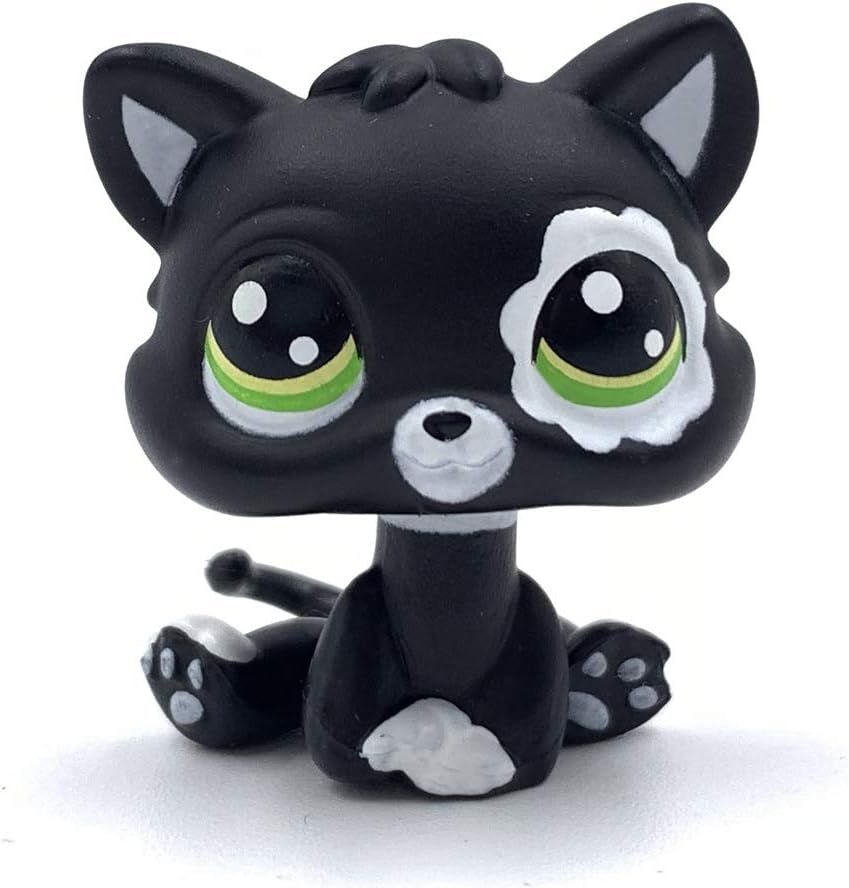 Custom-Made Baby Kitty Pet Shop Toy Short Hair Cat Mini Bobble Head Animal Figure 1 Inch Kitten