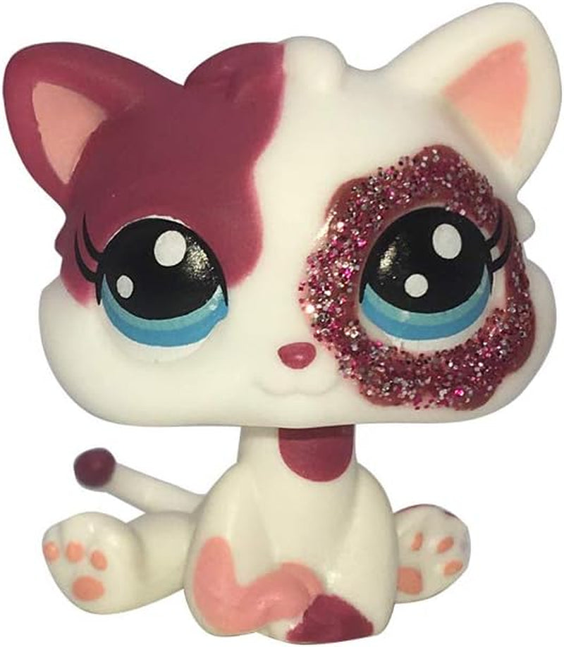 Custom-Made Baby Kitty Pet Shop Toy Short Hair Cat Mini Bobble Head Animal Figure 1 Inch Kitten